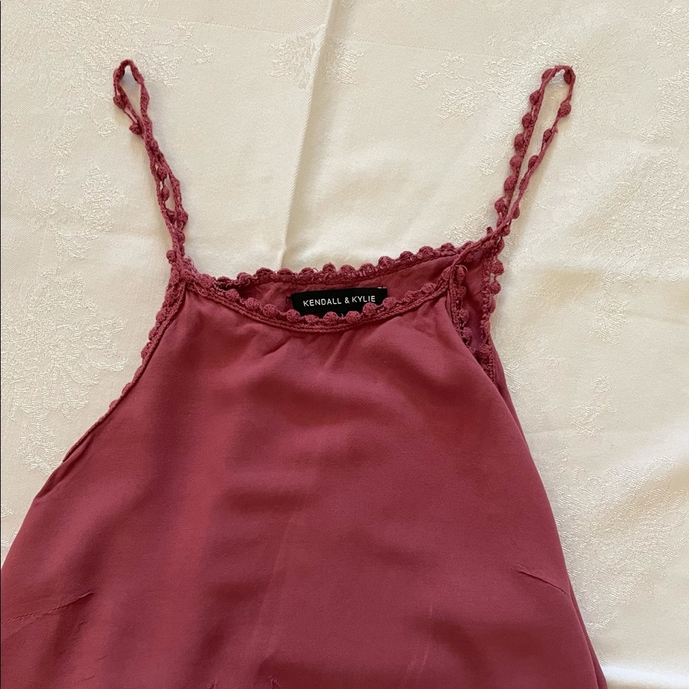 Medium burgundy Kendall and Kylie top from Pac sun
